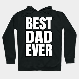 BEST DAD EVER ANTON BLACK Print Hoodie